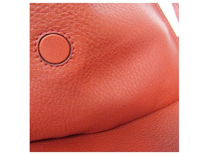Borsa a tracolla in pelle The Row PARK TOTE THREE Rosso - vista 18