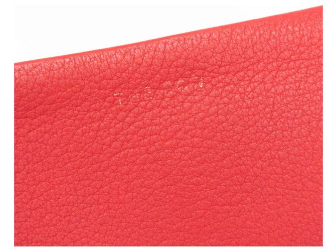 Borsa a tracolla in pelle The Row PARK TOTE THREE Rosso - vista 19