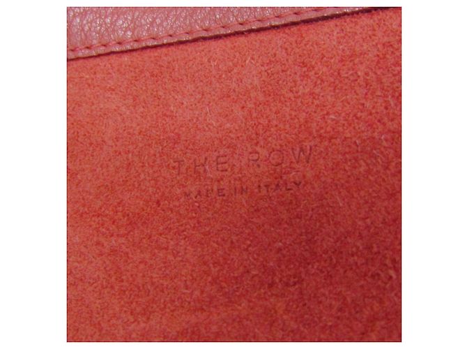 Borsa a tracolla in pelle The Row PARK TOTE THREE Rosso - vista 20