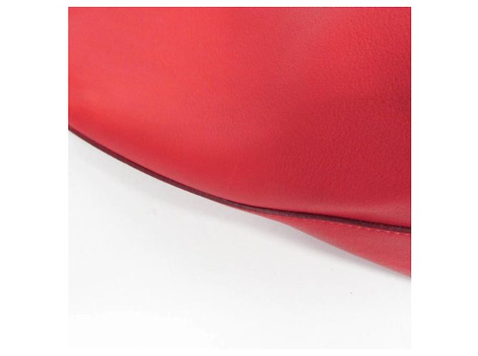 Borsa a tracolla in pelle The Row PARK TOTE THREE Rosso - vista 7