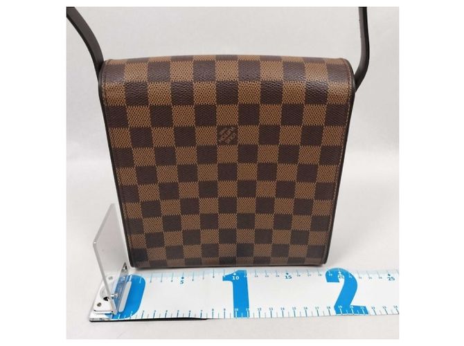 Borsa a tracolla Louis Vuitton Tribeca Mini Marrone Damier ebene - vista 2