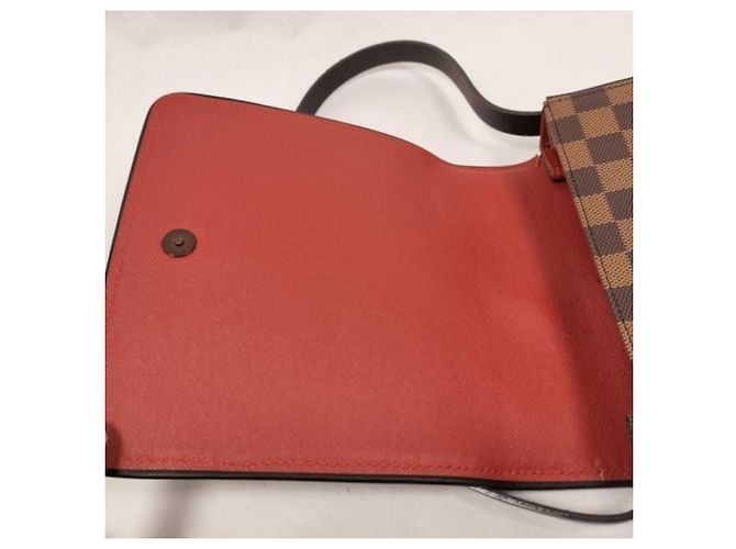 Borsa a tracolla Louis Vuitton Tribeca Mini Marrone Damier ebene - vista 7