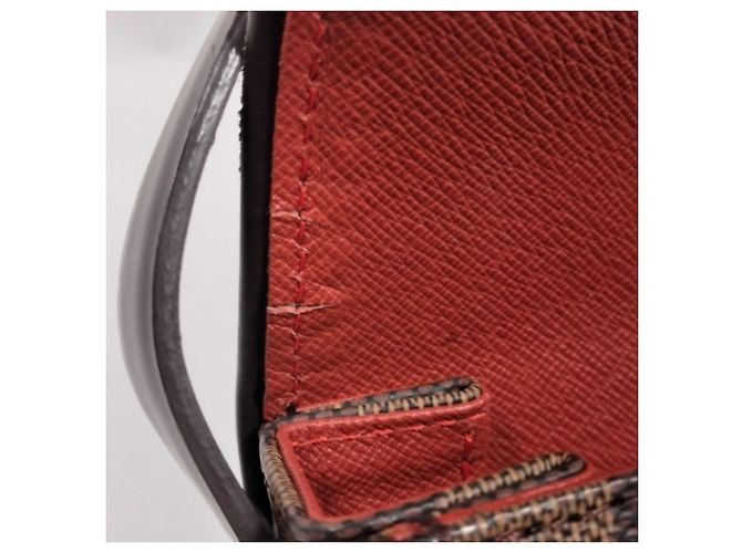 Borsa a tracolla Louis Vuitton Tribeca Mini Marrone Damier ebene - vista 9