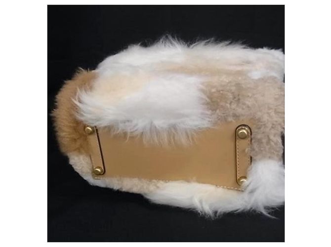 COACH Rogue 20 Patchwork Handtasche Braun Weiß Beige - Ansicht 4