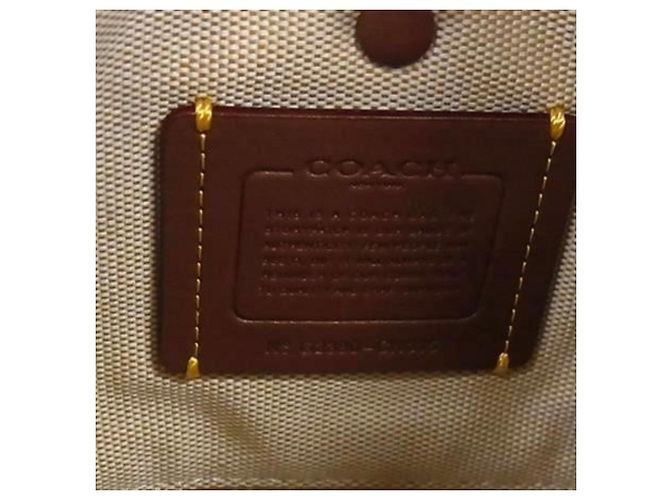 COACH Rogue 20 Patchwork Handtasche Braun Weiß Beige - Ansicht 6