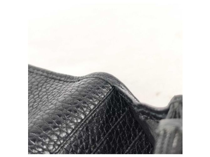 Portafoglio lungo Gucci Interlocking G in pelle nera Nero - vista 6