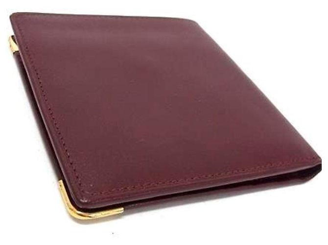 Cartera Cartier Bi-fold en Bordeaux Burdeos - vista 2