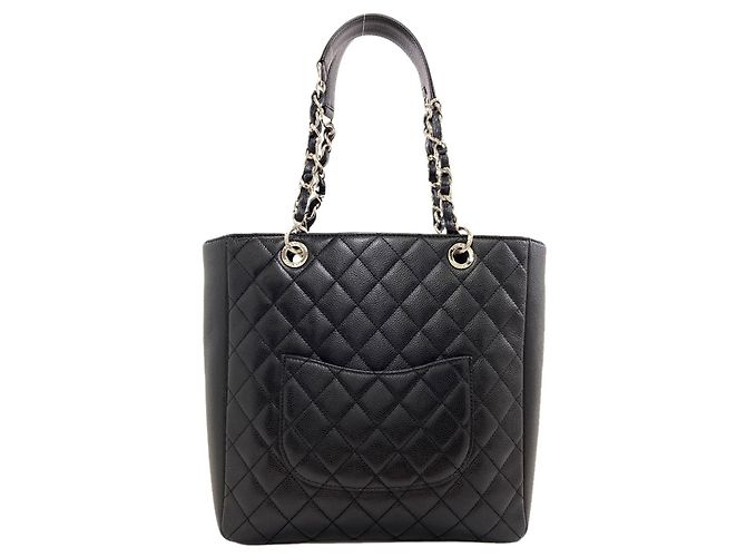 Borsa Tote 2-Way Chanel Matelassé Coco Mark Chain Nero - vista 2