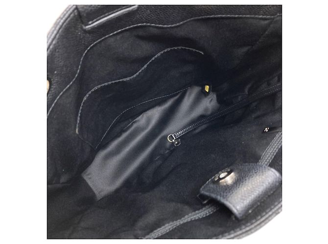 Borsa Tote 2-Way Chanel Matelassé Coco Mark Chain Nero - vista 5