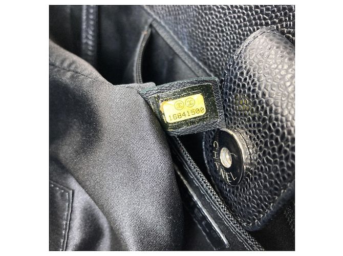 Borsa Tote 2-Way Chanel Matelassé Coco Mark Chain Nero - vista 7