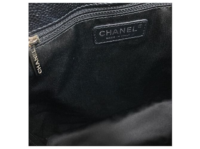 Borsa Tote 2-Way Chanel Matelassé Coco Mark Chain Nero - vista 9