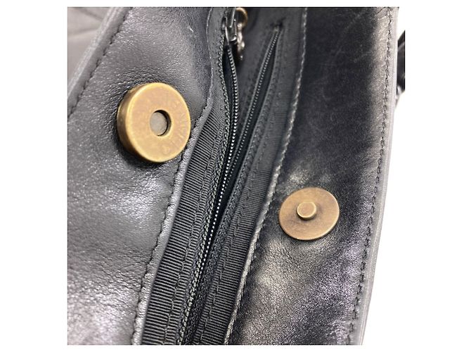 Borsa Tote Chanel Coco Mark Nero - vista 8