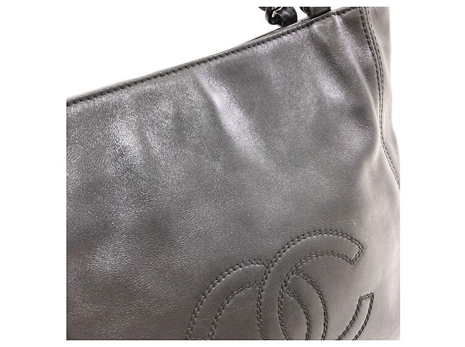 Borsa Tote Chanel Coco Mark Nero - vista 9