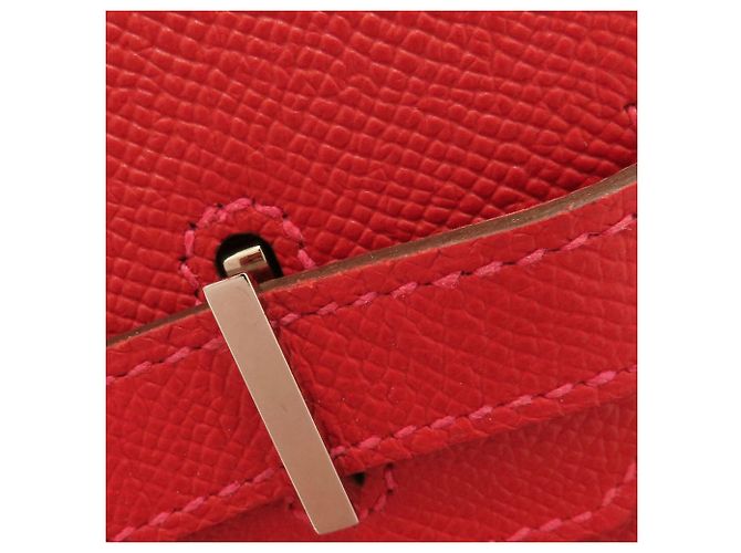 Hermès Borsa a mano Hermes Birkin 30 Rosso - vista 14