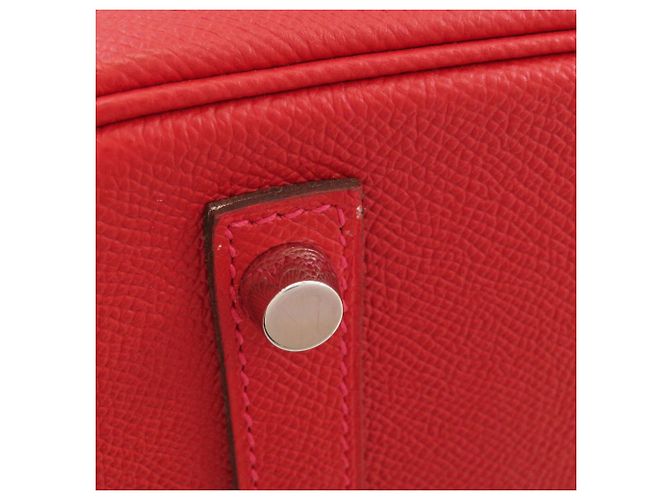Hermès Borsa a mano Hermes Birkin 30 Rosso - vista 15