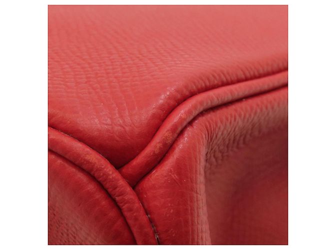 Hermès Borsa a mano Hermes Birkin 30 Rosso - vista 18