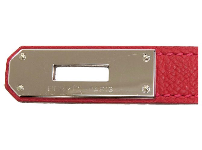 Hermès Borsa a mano Hermes Birkin 30 Rosso - vista 8