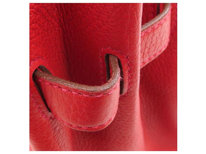 Hermès Borsa a mano Hermes Birkin 30 Rosso - vista 11
