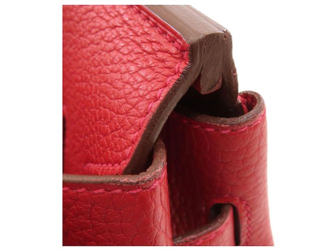 Hermès Borsa a mano Hermes Birkin 30 Rosso - vista 12
