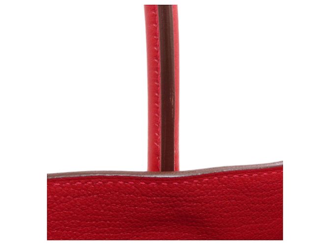Hermès Borsa a mano Hermes Birkin 30 Rosso - vista 15
