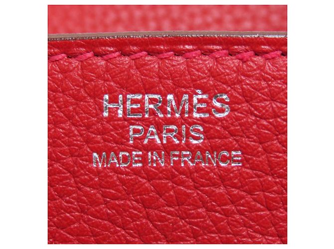 Hermès Borsa a mano Hermes Birkin 30 Rosso - vista 6