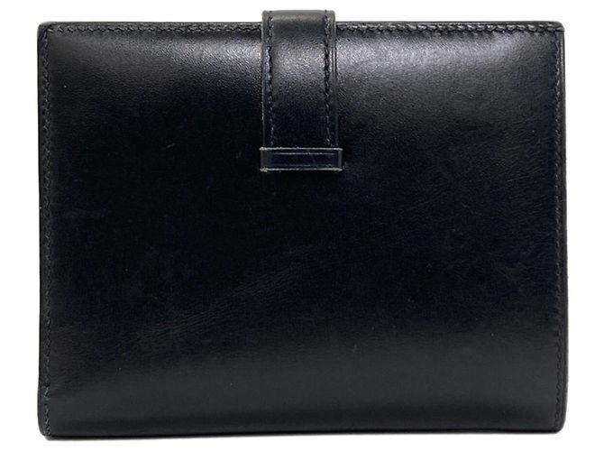 Hermès Portafoglio bi-fold Hermes Bearn Compact Nero - vista 2