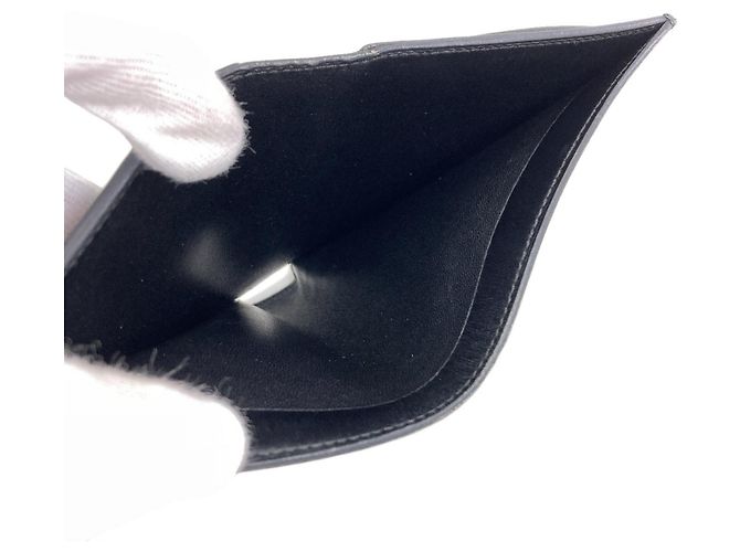 Hermès Portafoglio bi-fold Hermes Bearn Compact Nero - vista 5