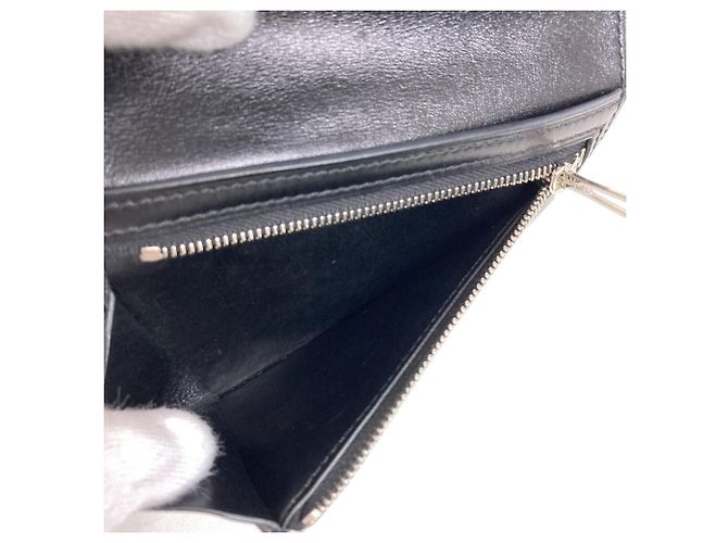 Hermès Portafoglio bi-fold Hermes Bearn Compact Nero - vista 6