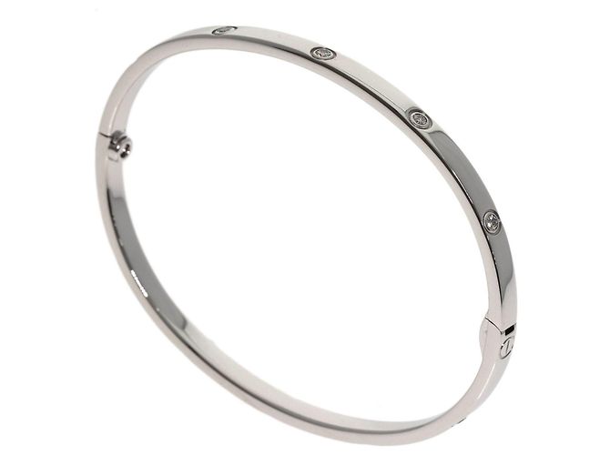 Bracciale Cartier Love in oro bianco 18K D'oro - vista 3