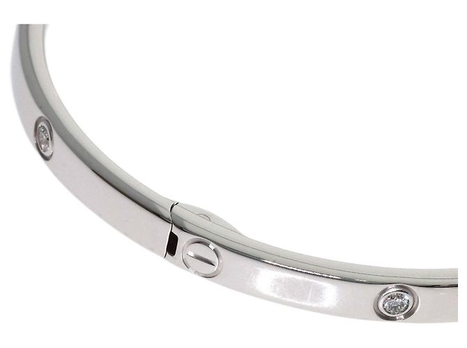 Bracciale Cartier Love in oro bianco 18K D'oro - vista 5
