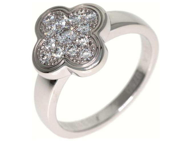 Anello Pure Alhambra Small Model Diamanti Van Cleef & Arpels D'oro - vista 2