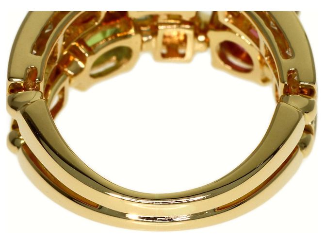 Bulgari Anello Bvlgari Allegra Multi-Stone Diamond D'oro - vista 10