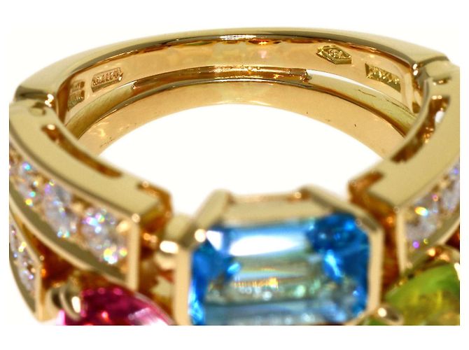Bulgari Anello Bvlgari Allegra Multi-Stone Diamond D'oro - vista 11