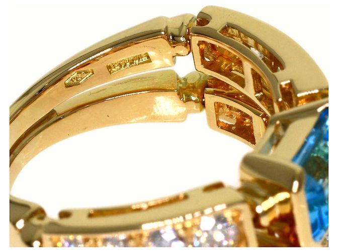 Bulgari Anello Bvlgari Allegra Multi-Stone Diamond D'oro - vista 5