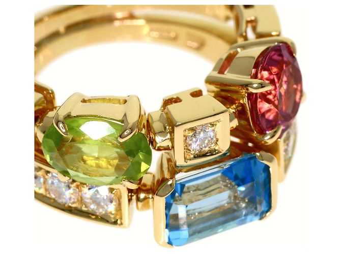 Bulgari Anello Bvlgari Allegra Multi-Stone Diamond D'oro - vista 8