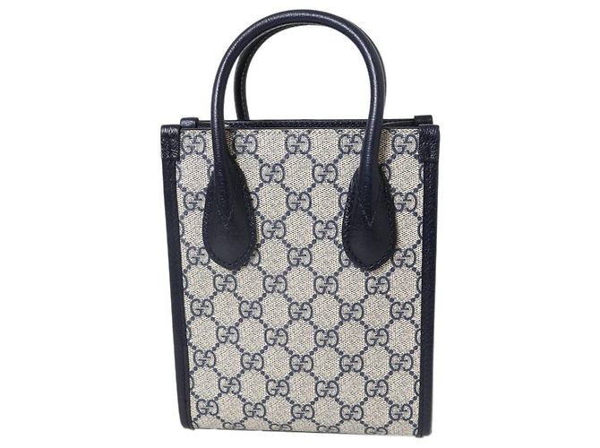 Gucci 2-Way Schultertasche in Beige und Schwarz - Ansicht 2