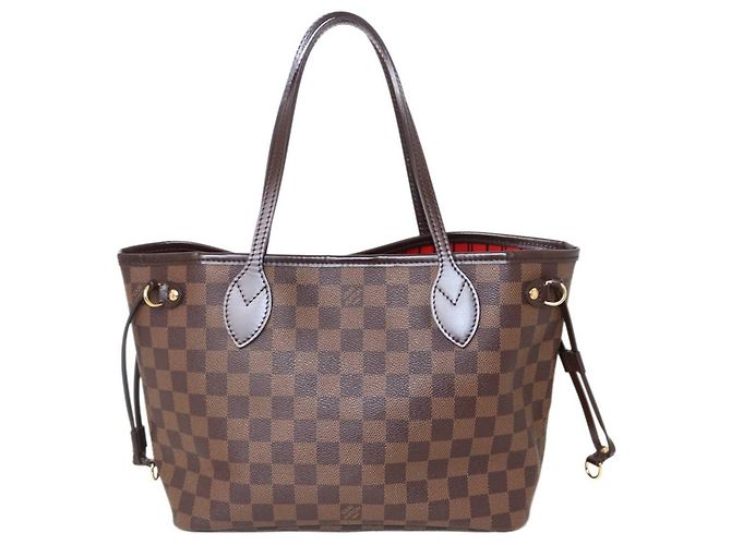 Borsa Tote Louis Vuitton Neverfull PM Damier ebene - vista 3