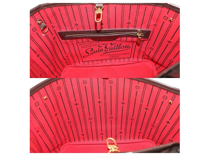 Borsa Tote Louis Vuitton Neverfull PM Damier ebene - vista 9