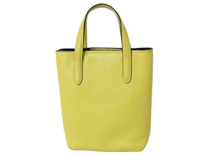 Borsa a spalla e Tote 2 vie Salvatore Ferragamo Giallo Limone D'oro - vista 3