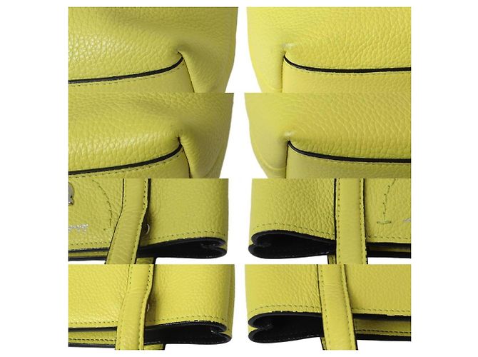 Borsa a spalla e Tote 2 vie Salvatore Ferragamo Giallo Limone D'oro - vista 6