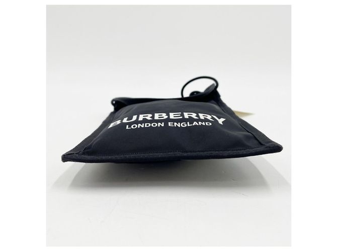 Borsa a tracolla Burberry in nylon Nero - vista 3