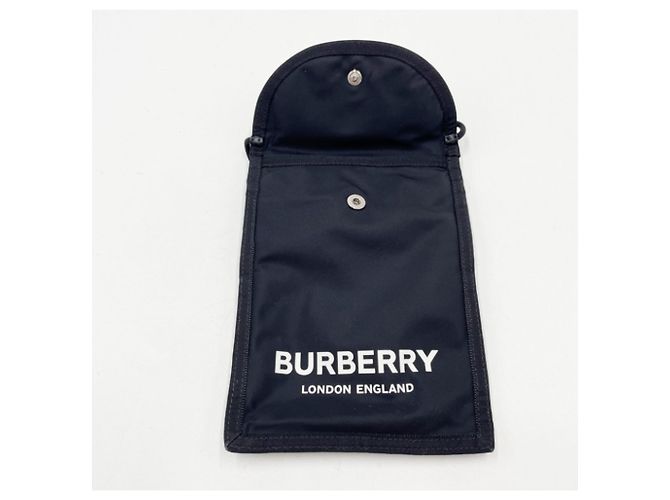 Borsa a tracolla Burberry in nylon Nero - vista 4