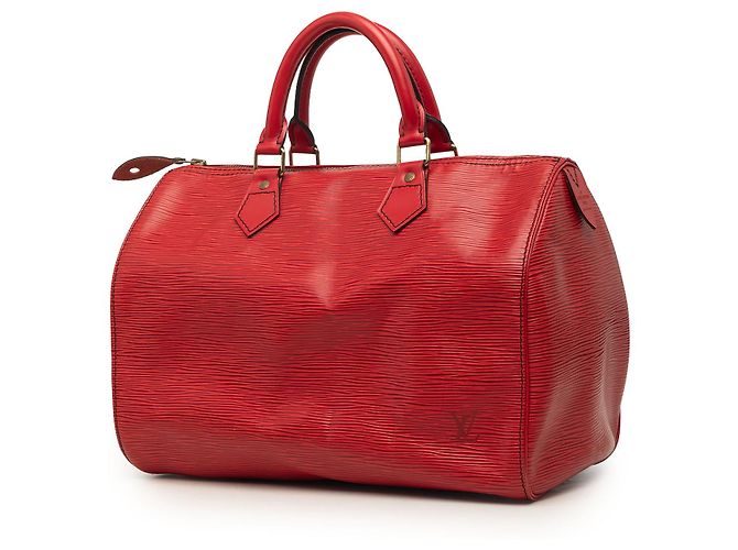 Louis Vuitton Red Epi Speedy 35 Rosso - vista 2
