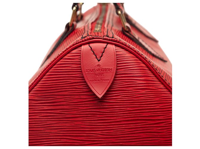Louis Vuitton Red Epi Speedy 35 Rosso - vista 5