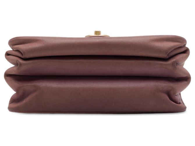 Chanel Pink Paris Cosmopolite Small Aged Calfskin Straight Lined Flap Rosa - vista 3