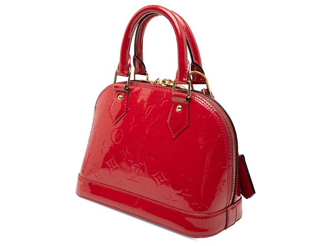 Louis Vuitton Pink Monogram Vernis Alma BB Rosa - vista 2
