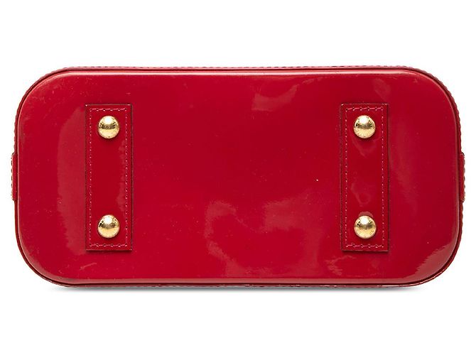 Louis Vuitton Pink Monogram Vernis Alma BB Rosa - vista 3