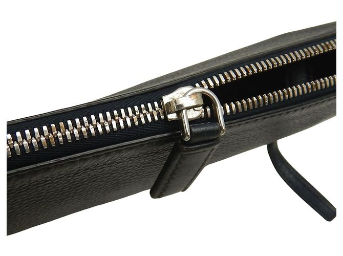 Clutch da polso Prada Blue Vitello City Blu navy - Ansicht 12