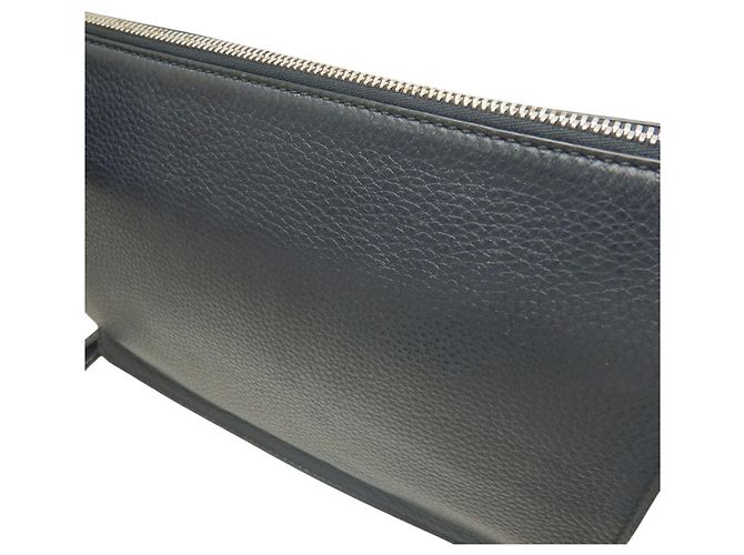Clutch da polso Prada Blue Vitello City Blu navy - Ansicht 14