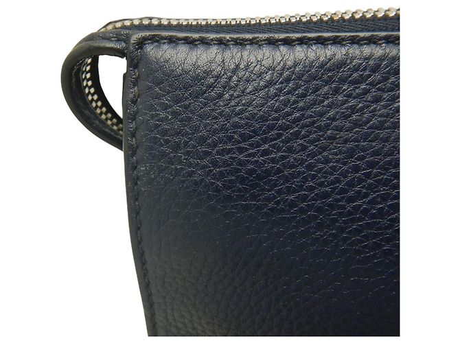 Clutch da polso Prada Blue Vitello City Blu navy - Ansicht 18